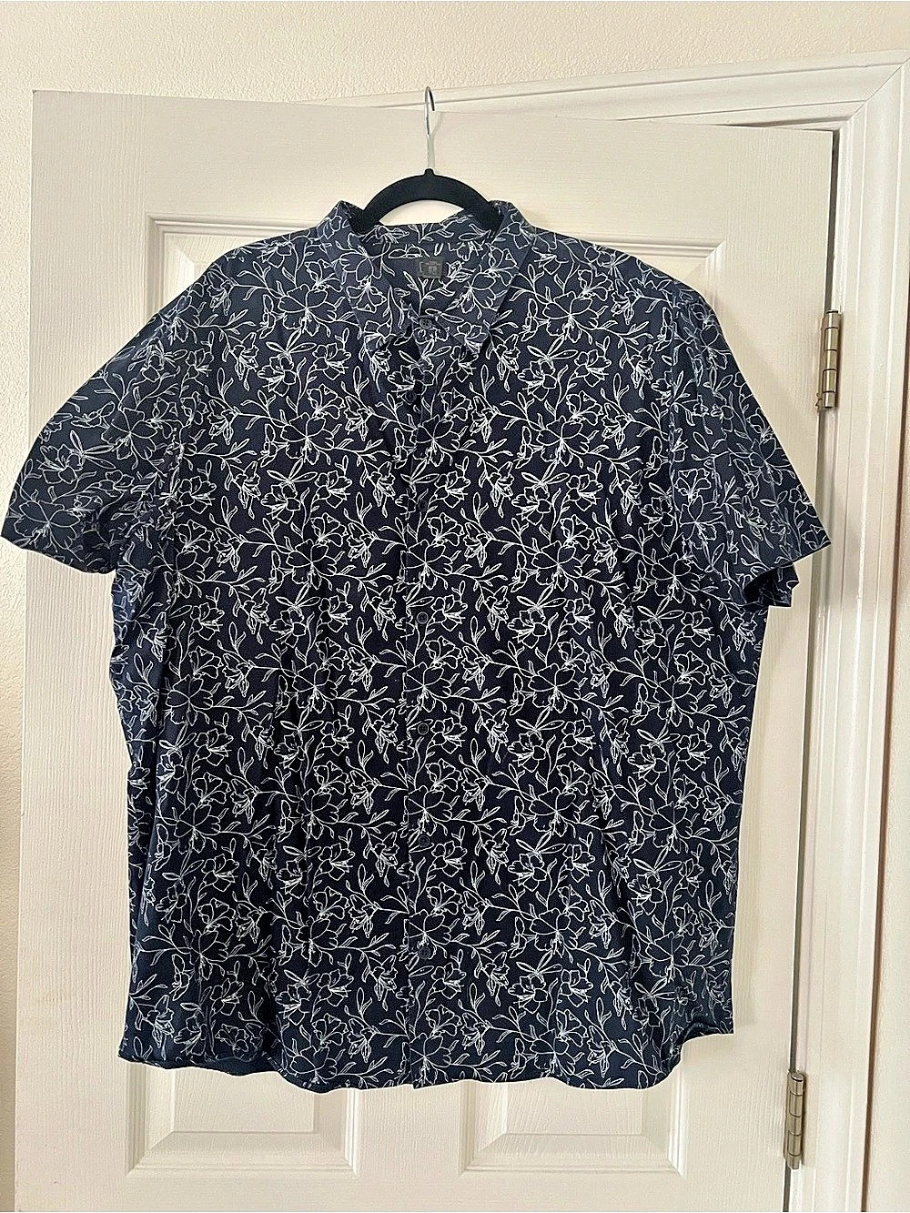 14th and Union Print Rayon Shirt Size XXL Like New